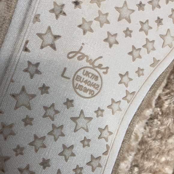 Joules fuzzy slippers size 9/10 - Picture 8 of 8